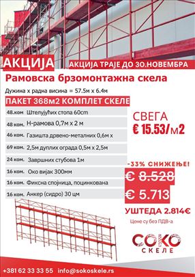 Nova Ramovska Skela na Sniženju već od 15.5 eur/m2