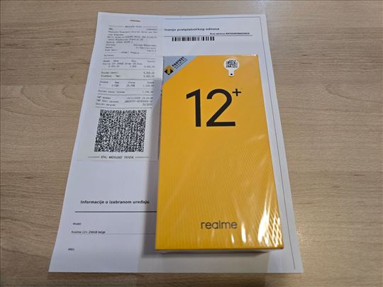 Realme 12+ 8/256GB / Garancija do 31.10.2026 / NoV