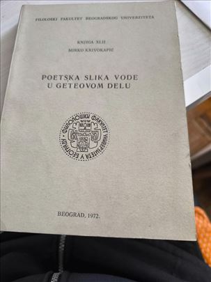 Krivokapic, Poetska slika vode u Geteovom delu