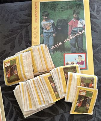 Svi moji ljubimci, Album i 100 kesica sa sličicama