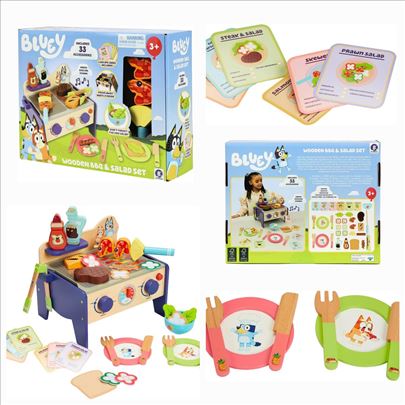 Novi original Bluey Salad&Barbeque set