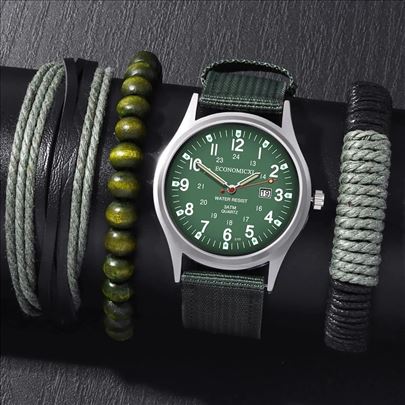 Ručni sat i narukvicе u setu