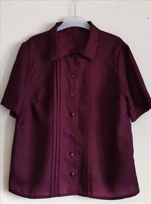 Vintage unikatna bluza sa falticama vel. M