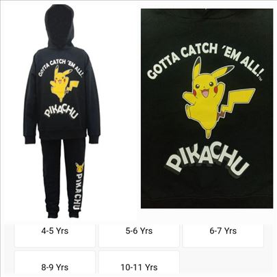 Nove Pokemon Pikachu trenerke sa etiketom