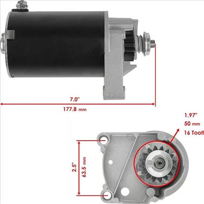 Anlaser Briggs & Stratton 16 zuba 108 mm 498148 49