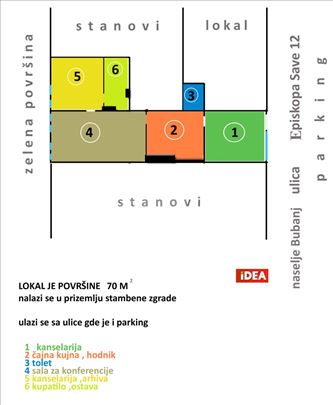 Izdajem lokal/ poslovni prostor