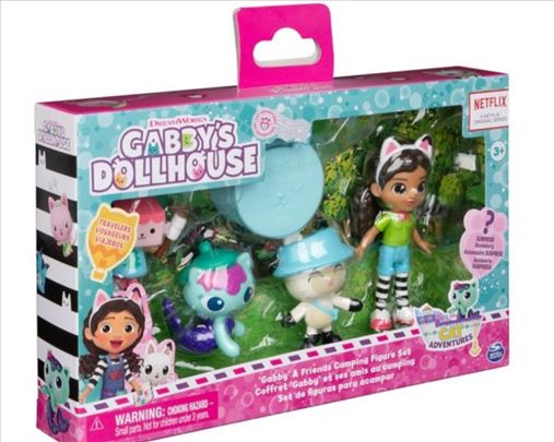 Novi Gabbys Dollhouse kamping set figura- original