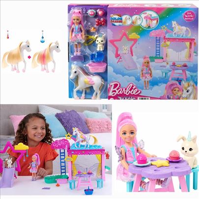 Barbie Chelsea set Colour Change Unicorn