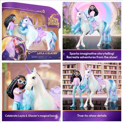 Unicorn Academy Layla i Glacier set