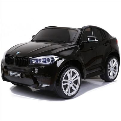 Dečiji auto BMW X6M dvodes Crni metalik