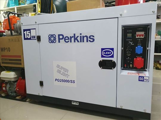 Besumni agregat 15kw sa automatikom PERKINS