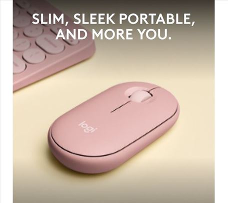 Logitech Pebble 2 M350s Slim Wireless Mouse Rose 