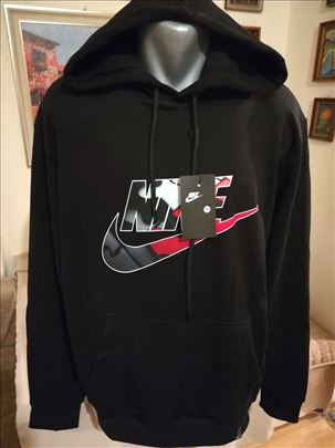 Novi muški duks sa kapuljačom Nike crni 2XL novo