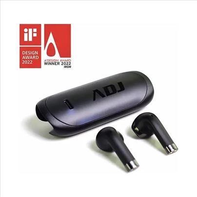 Adj slušalice Earbud Bluetooth 5.2 Novel Black Met