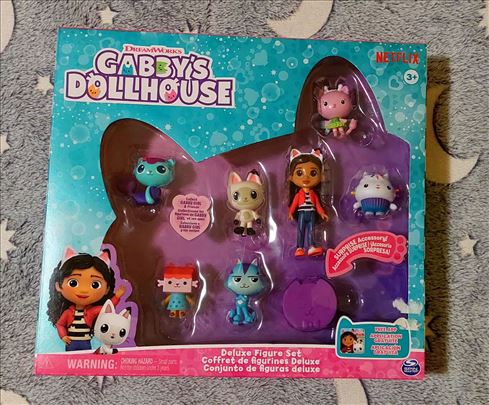 Novi Gabbys Dollhouse set figura Delux, original