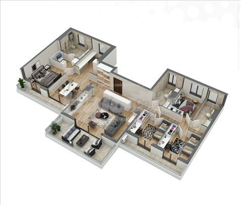 Premium, 166m, petosoban, Penthouse,Vojvode Stepe