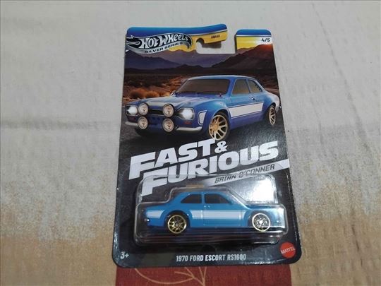 Hot Wheels Ford Escort RS1600 F&F