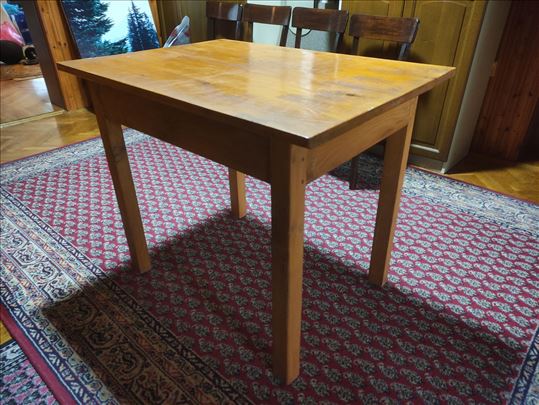 Starinski drveni sto 65x95