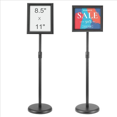 Podni držač za znakove banner stand 21.6 x 27.9 cm