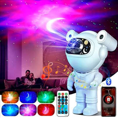 Astronaut projektor -  bluetooth - zvezdano nebo