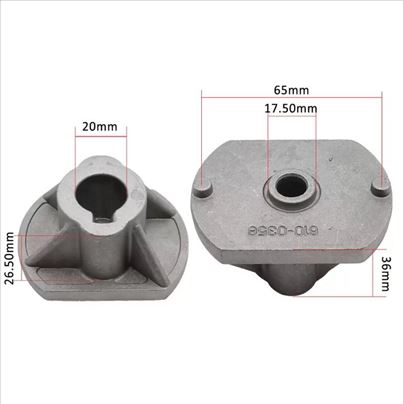 Nosač noža kosilice Castelgarden - 20x18x27x39x65