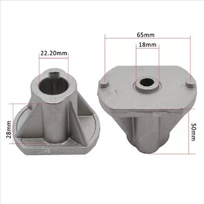 Nosač noža kosilice Castelgarden - 22,2x18x27x50x6