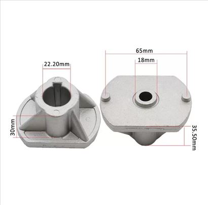 Nosač noža kosilice Castelgarden S474 - 22,2x18x30