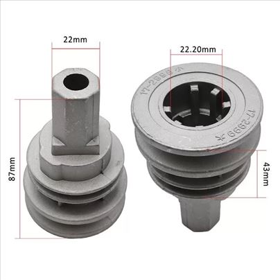 Nosač noža kosilice Castelgarden samohodne - 22,2x