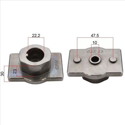 Nosač noža kosilice Husqvarna JET 55S R52 - 22,2x1