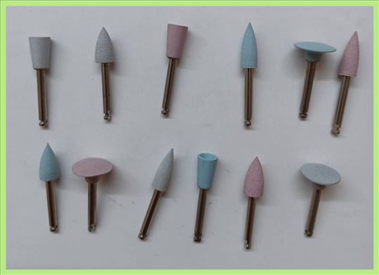 Gumice za poliranje kompozita, set 12 kom. Novo