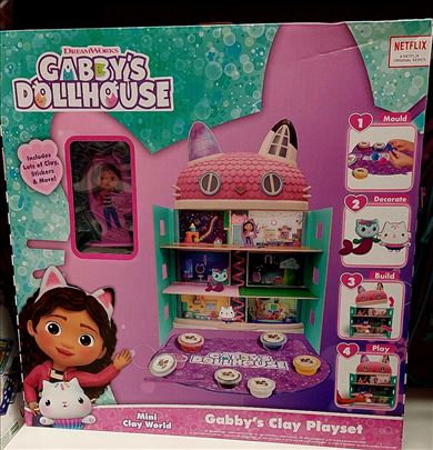 Gabi Dollhouse Clay Playset plastelin i stikeri
