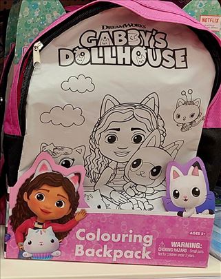 Gabi Dollhouse Colouring Backpack ranac
