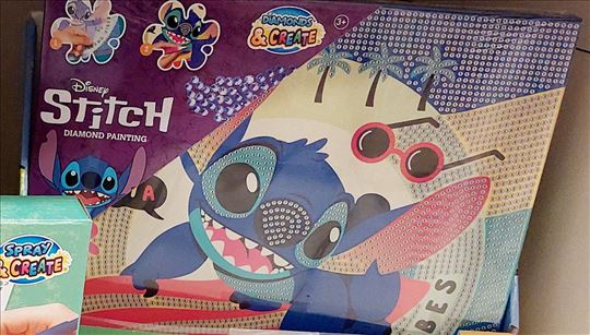 Stitch Diamond Painting na platno Stič