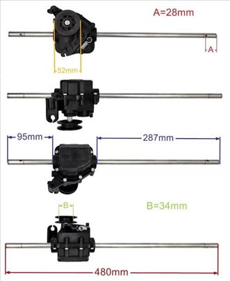 Pogon samohoda kosilice 1810031150