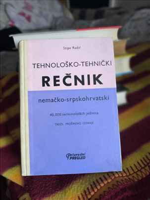 S. Radić, Tehnološko-tehnički rečnik, nem-srps.