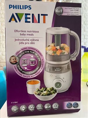  Avent blender 4u1 za kuvanje na pari, blendiranje