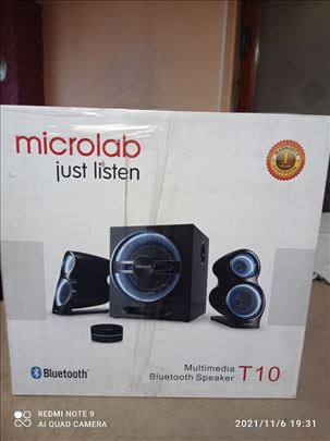 Microlab T10 Gaming, Bluetooth crni 2.1