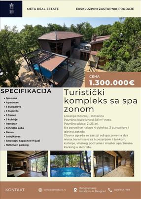 Turistički kompleks sa spa centrom