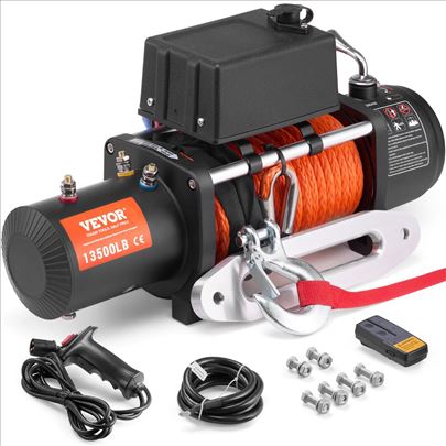 Električno vitlo Cekrk konopac 12V 6123kg