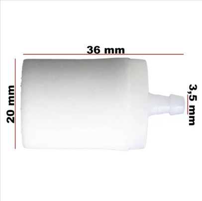 Filter goriva trimera i testere 3,5 mm Italija
