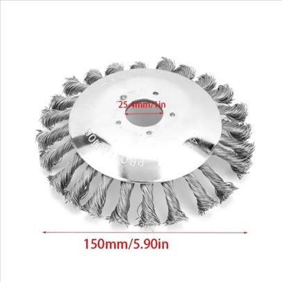 Četka za trimer čelična fi 150 mm