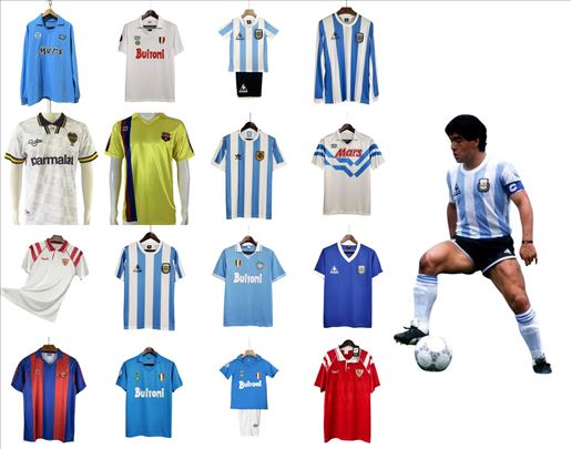 DIiego Maradona dresovi (svi klubovi/kombinacije)