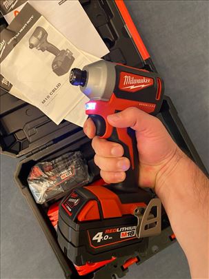 Milwaukee M18CBLID udarni odvijač, 2x4.0Ah