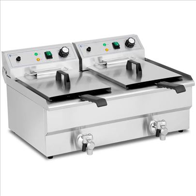 Royal Catering električna friteza 6000w 2x16l