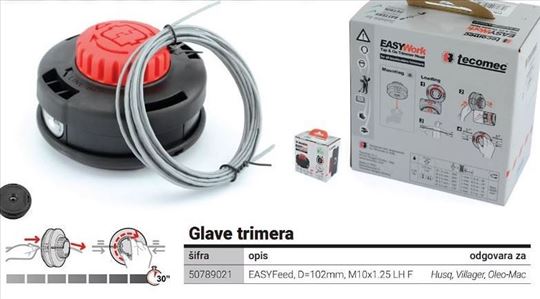 Glava trimera EasyWork 102 Tecomec Tap&Go M10x1,25
