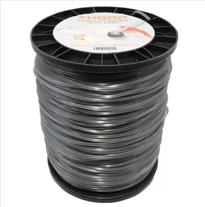 Struna za trimer četvrtasta 2,4mm 393m dvoslojna 