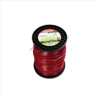 Struna za trimer četvrtasta 2,7mm 329m 2,2Kg Sword