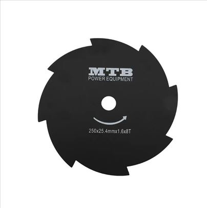 Cirkular za trimer 250x25,4x1,6 mm 8 zuba