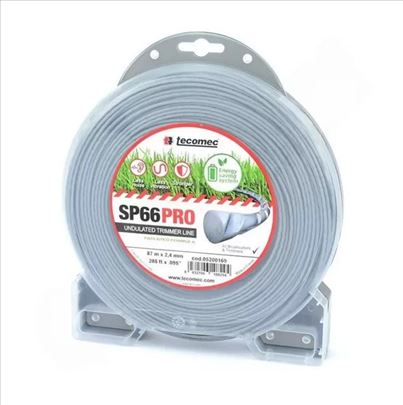 Struna za trimer nazubljena SP66PRO 2,4mm 87m Teco
