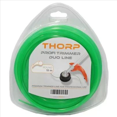 Struna za trimer okrugla 1,3mm 15m Thorp